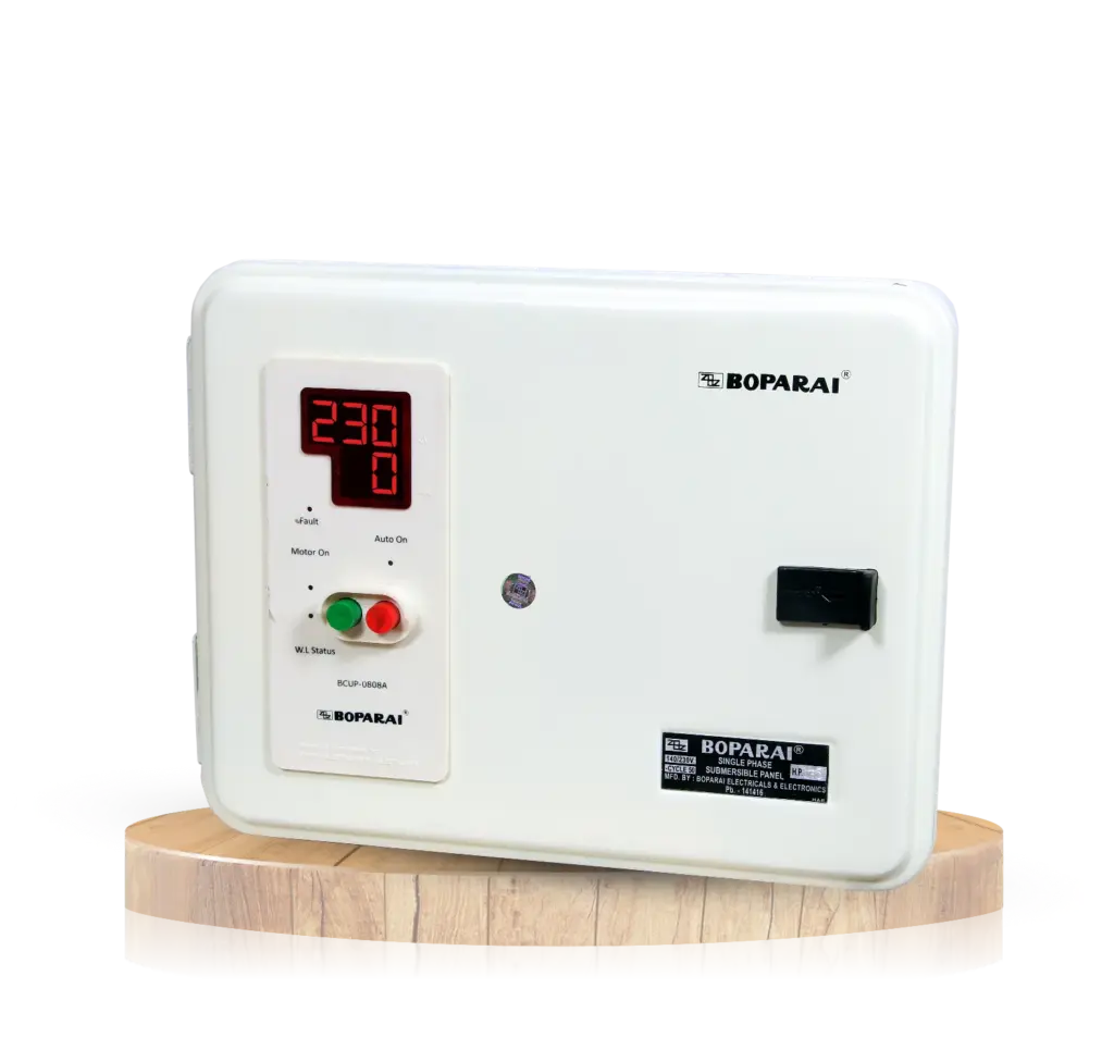 BOPARAI Single Phase Pump Panel with Water Level Controller Boparai Fully Auto