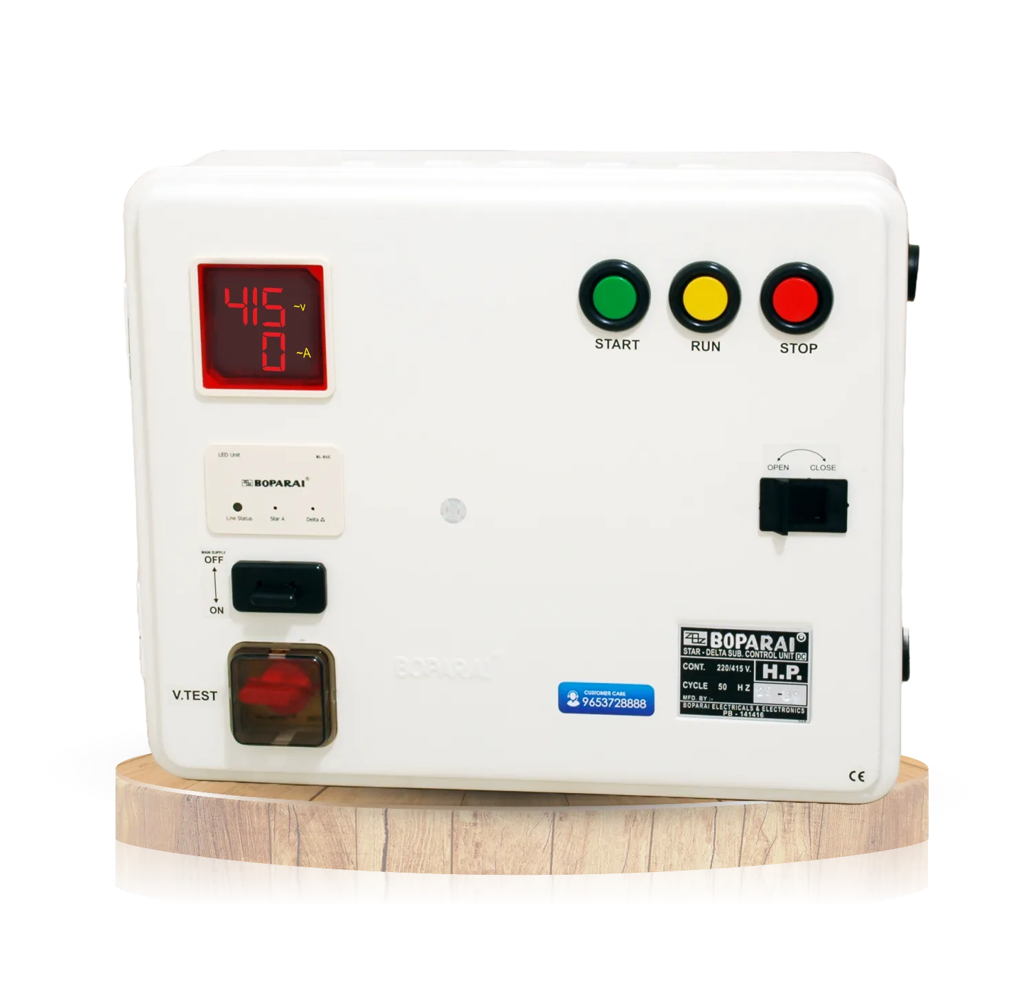 BOPARAI Star Delta Panel Boparai AC Motor Control